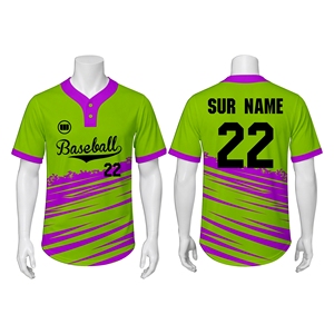Maillots de baseball sublimés tendance, vêtements d'équipe de baseball personnalisés, respirants, fabricant, fournisseur OEM - Product Image 3
