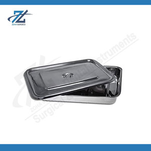 Surgical Dental Sterilization Instrument <b>Box</b> Stainless Steel Organizer <b>Storage</b> Tray Custom Size Medical <b>Tool</b> Case Made Pakistan - Product Image 3
