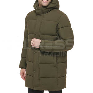 Chaqueta acolchada de invierno para hombre de alta calidad, larga, resistente al agua, de lana, diseño sencillo, cálido, aislado, la mejor venta al por mayor - Product Image 5