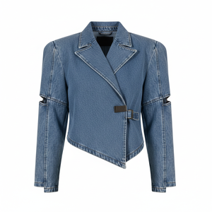 Chaqueta Vaquera para Mujer, Estampada, Personalizada, OEM, al por Mayor - Product Image 1