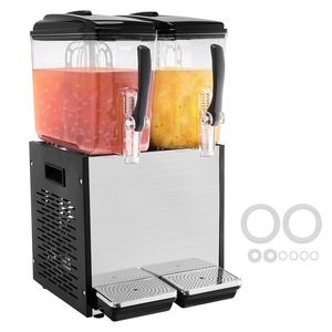 Dispenser per Bevande Commerciale in Acciaio Inox 12L/12.7QT, Macchina per Tè Freddo 286W per Feste - Product Image 1