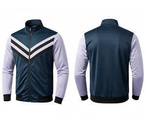 Chaqueta Deportiva Personalizada para Hombre con Cierre Completo, Ropa para Correr y Hacer Ejercicio, Cálida, Transpirable y de Secado Rápido |   Tallas Hombre Mujer Juvenil - Product Image 6