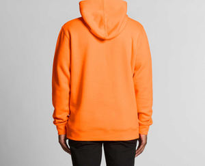 Sudadera con Capucha Unisex Color Naranja, 80% Algodón y 20% Poliéster, Hombros Caídos, Corte Holgado y Cómodo, Bolsillo Tipo Canguro, Preencogida - Product Image 3