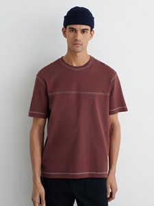 เสื้อยืดคอกลมแขนสั้นผู้ชาย สีพื้น ผ้าฝ้ายเจอร์ซีย์ ทรงปกติ สวมใส่สบาย ระบายอากาศได้ดี - Product Image 2