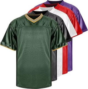 Maillot de football américain personnalisé avec logo, séchage ultra-rapide, respirant, anti-plis, confortable, idéal pour le sport. - Product Image 1