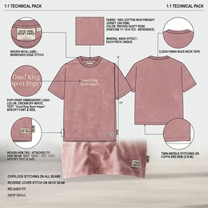 T-shirt Oversize Personnalisé Délavé à l'Acide Homme Femme Coton Lourd Vintage Streetwear Vierge Logo Brodé Décontracté Unisexe - Product Image 6