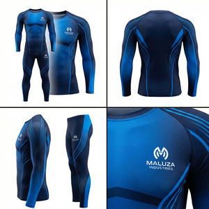 Conjunto Deportivo de Compresión para Hombre, para Fitness, Running y Entrenamiento, Corte Ajustado, MALUZA INDUSTRIES, EE. UU. y Europa - Product Image 6