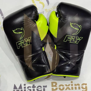 Nuevo Set de Boxeo Fly 2026 para Entrenamiento, Cuero Duradero Negro/Verde, Set de Boxeo Fly Personalizado, Set de Sparring de MMA y Kickboxing para Adultos - Product Image 3