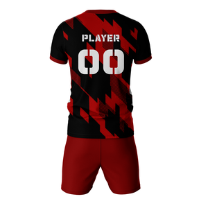 Conjunto de Uniforme de Fútbol Personalizado Ecológico 100% Poliéster, Malla Sublimada de Primera Calidad, Transpirable, Impermeable y de Secado Rápido - Product Image 3