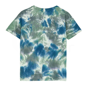 Camiseta de Manga Corta con Estampado Tie-Dye para Hombre, Cuello Redondo, Corte Regular, Tejido de Punto, Estilo Casual - Product Image 5