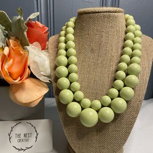 H CRAFT สร้อยคอทังสเตนสีสันสดใสทำด้วยมือ จี้ที่ไม่เหมือนใคร เครื่องประดับแฟชั่น ผู้หญิง สาวๆ คุณภาพระดับพรีเมียม มุกน้ำจืด คลาสสิก - Product Image 6