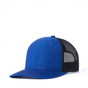 Gorra Trucker de Nuevo Estilo con Visera Ligeramente Curvada, Gorra de Béisbol Casual con Bloques de Color, Transpirable, para Senderismo al Aire Libre, con Panel Frontal 3D para Protección Solar - Product Image 3