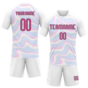 Nouvelle Arrivée Maillot de Volleyball Personnalisé Blanc Rose Noir en Polyester Respirant Anti-humidité Séchage Rapide Vente en Gros - Product Image 1