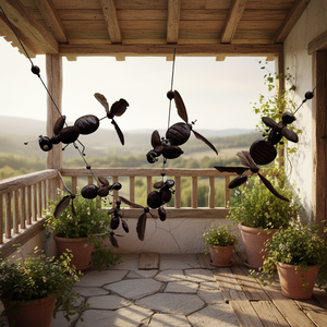 Campana de Viento de Madera con Forma de Animal, 100% Material Natural, Tallada a Mano, Estilo Tradicional y Moderno, Regalos/Souvenirs Hechos en Tailandia - Product Image 5