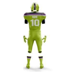 Uniformes de football américain imprimés par sublimation 2026, unisexes, personnalisables au Pakistan, respirants - Product Image 6