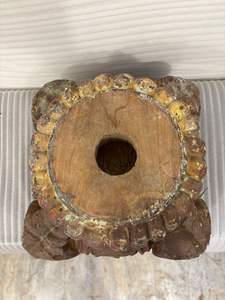 Portavelas de Madera Elegante de Estilo Rústico Moderno para Decoración del Hogar, Realza la Sala de Estar, Oficina en Casa, Muebles de Madera Natural - Product Image 5