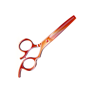 Tijeras de peluquería profesionales de acero inoxidable Tegra con filo de cuchilla y dientes de corte para salón de belleza - Product Image 6