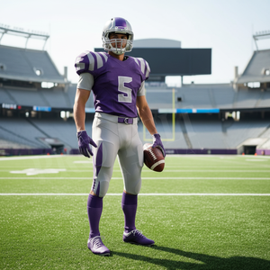 New Arrival Outdoor Lightweight Custom Sportswear Team Player American Football Uniforms Custom Solid Plain Color Padded Uniform - Product Image 3