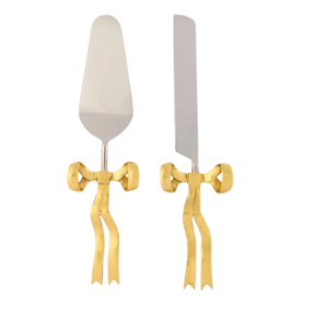 Modern Finished Stainless Steel Pizza Cream Gold Finished Cake Shovel Knife Fork Spoon <b>Set</b> <b>Baking</b> Tools Cake Server - Product Image 3
