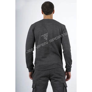 Conjunto Deportivo de Invierno Transpirable de Secado Rápido en Algodón/Poliéster, Sudadera con Capucha y Pantalones - Product Image 5