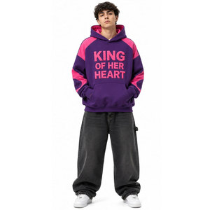 Sudaderas con Capucha Modernas y Elegantes de Manga Larga con Estampado Puff, Transpirables y Cómodas para Hombre, con Logotipo en Relieve - Product Image 3