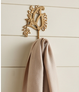 Luxury Gold Antique Design Wall <b>Hooks</b> Durable Metal <b>With</b> Elegant Finished Perfect For Towels And Door Hanging Display - Product Image 4