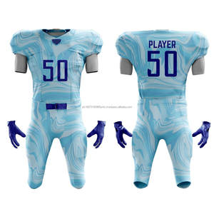 Nuevo, Uniforme de Fútbol Americano Personalizado para Adultos, de la Más Alta Calidad, Más Vendido, Talla Grande, Crea el Tuyo Propio, 100% Poliéster - Product Image 1