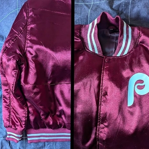 2026 New USA Satin <b>Varsity</b> <b>Jacket</b> <b>Men</b> <b>Bomber</b> <b>Jacket</b> Custom Logo Stylish Sportswear Bulk Order Supplier Deal - Product Image 6