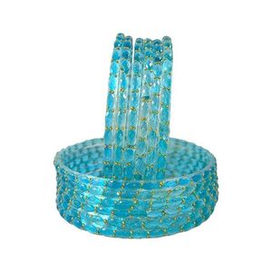 Premium Transparent Red Jelly <b>Glass</b> <b>Bangles</b> Set Glossy Finish Lightweight Stackable Traditional Ethnic Women Jewelry - Product Image 4