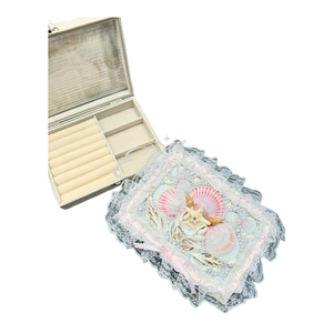 Handmade Natural Seashell Jewelry <b>Box</b> Coastal Beach Decor Shell <b>Trinket</b> <b>Box</b> Jewelry Organizer Rings Earrings Necklace Storage - Product Image 1