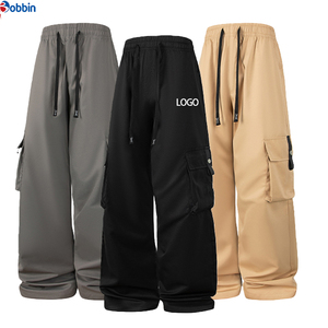 Top Trending Men's <b>Winter</b> Sport Pants Customized Mid New Style Lightweight Men's Casual Cargo Pants Elastic Waist Loose Wide Leg - Product Image 6