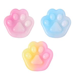 Jouet anti-stress en forme de patte de chaton à paillettes de 8 cm, unisexe, pour soulager le stress, adorable jouet souple en forme de griffe de chat, coloré, pour enfants et adultes, pour des moments de plaisir - Product Image 1