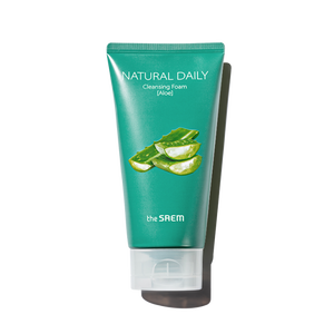 Espuma Limpiadora Facial Diaria Natural The Saem con Ingredientes Herbales de Aloe - Product Image 1