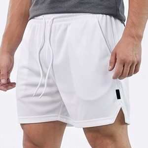 Pantalones Cortos de Malla Personalizados para Hombre, de Color Sólido, para Natación, Gimnasio y Entrenamiento, con Cordón Ajustable en la Cintura - Product Image 5