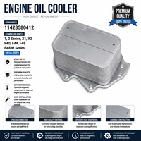 Housing Filter Oli Mesin yang Handal untuk BMW Seri 1 2 X2 OE 11428580412, Cocok Sempurna, Anti Bocor