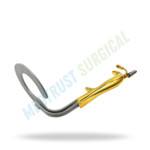 Retractor de Seno Circular Tipo C con Fibra Óptica de 23 cm, Instrumento Quirúrgico, Herramienta de Retracción Iluminada para Cirugía de Seno - Product Image 4