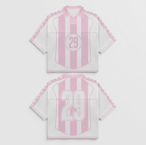 Maillot de football rétro pour homme, col en V, respirant, anti-humidité, tissu 100% polyester, emplacements pour logo personnalisé, sangle réglable - Product Image 3