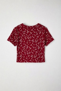 Camisetas Cortas de Alta Calidad Ecológicas para Mujer, Ajustadas, de Manga Corta, Lisas, para Uso Casual de Verano - Product Image 3
