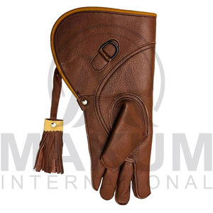 Gants de fauconnerie de haute qualité pour adultes, logo personnalisé, meilleur prix, gants de sécurité en cuir - Product Image 2