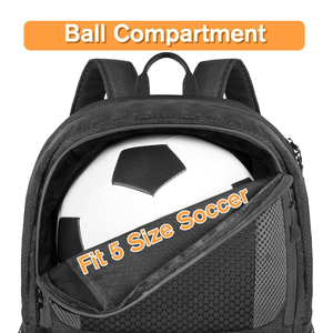 Sac à dos de grande capacité personnalisé pour le football, les sports décontractés, les voyages, l'école, avec compartiment pour chaussures - Product Image 3