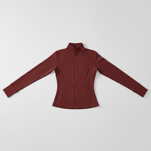 Wholesale Workout Multi Colors Sport Wear Comfortable Design Yoga Top <b>Zip</b> <b>up</b> Jacket With Pocket Women Workout Jackets - Product Image 2