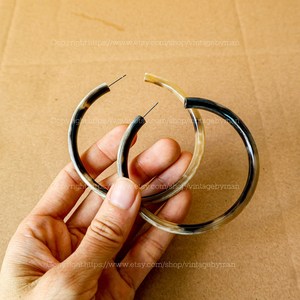 High Quality Handmade Buffalo Horn Drop <b>Earrings</b> Hot Selling Natural Home with Pearl Wholesale Price - Product Image 2