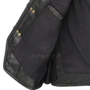 Gilet en cuir sur mesure, design personnalisé, best-seller, vente en gros, respirant, de bonne qualité - Product Image 5
