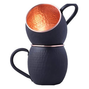 Tasses à mule en cuivre personnalisables avec gravure laser – Fournitures en gros pour bars et restaurants - Product Image 1