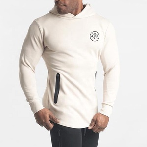 Offre Spéciale hommes classique pull à capuche 100% coton épais français éponge polaire fermeture éclair poche grande taille pour l'hiver - Product Image 1