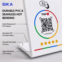 Support de table NFC Google Review avec code QR imprimé sur mesure pour menu de restaurant et collecte de commentaires – Fabricant chinois