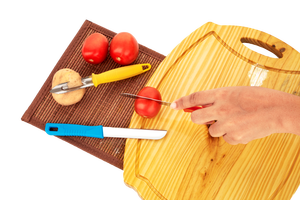 Premium stainless steel peeling <b>knife</b> 3 pcs <b>set</b> <b>sharp</b> precision fruit vegetable cutter multipurpose kitchen utility tool - Product Image 5