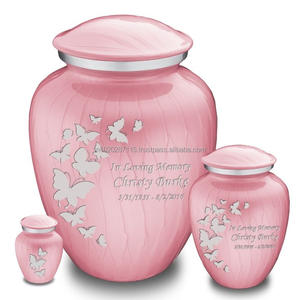 Urnas para mascotas de tendencia de diseño atractivo en metal Premium con esmalte antiguo para cenizas de perros y gatos y custodia - Product Image 5