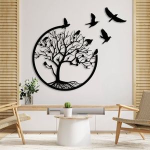 Décoration murale en métal artisanale, idéale pour ajouter une touche artistique et un look unique au salon, à la chambre ou au couloir. - Product Image 6