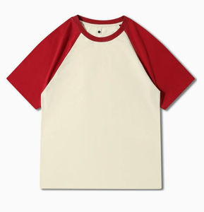 Camisetas personalizadas al por mayor de alta calidad con diseño personalizado, bloques de color, 100% algodón, 260 gramos, ropa, camisetas para hombre - Product Image 2